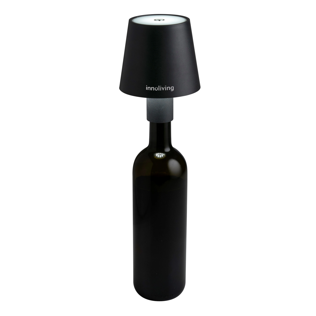 Innoliving Lampada per bottiglia led nera