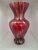 Vaso in vetro di Murano Rosso Oro 06403