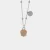 Collana in Metallo maglia a pallini con campanella rosa cipria e scritta Capri 3541256