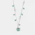 Collana in Metallo con borsa azzurra Capri e cuori 3541406