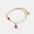Bracciale in Metallo pan di zenzero e cuore rosso 3572293