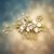 Pettine 2 fiori perle e strass Look Company