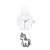 Orologio Bambina Luca Barra Silicone Bianco con Unicorno Jw100