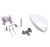 651027693-719006800 Kit Maniglia Oblò per lavatrice ARDO/BOMPANI/ATLANTIC