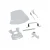 651027721-719007300 Kit Maniglia Oblò per lavatrice ARDO/BOMPANI/ATLANTIC