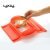 Astuccio per cottura a vapore in silicone Alimentare rosso con vassoio forato LÉKUÉ