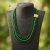 Collana artigianale 3 fili con diverse sfumature di verde Maison MTG