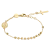 BRACCIALE DONNA ROSARIO IN ACCIAIO IP GOLD Codice: BK2808
