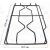 C00032437 – 482000026220 Griglia 2 fuochi Smaltata per piano cottura HOT POINT – ARISTON Originale