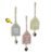 Decorazione da appendere Casina Scandi Love con cuoricino home sweet home verde salvia MONTEMAGGI