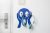 Appendiabiti da parete in legno con adesivo “urlo” @ coat hook scream