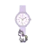 Orologio Bambina Luca Barra Silicone Lilla con Unicorno Jw101