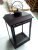 Lanterna rettangolare nero/marrone in metallo 25 x 20 x 45 cm SCHONHUBER