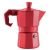 Moka Caffettiera Aromatic express 3 tazze in alluminio rossa BRANDANI