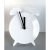 Orologio in metallo laccato da parete o appoggio