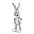 Peluche di Bugs Bunny Warner Bros Looney Tunes (PLA19584)