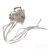FERMAGLIO PER CAPELLI PERLE E STRASS
