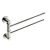 Porta asciugamani doppio da parete in acciaio inox @ toallero pared doble inox