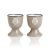 Porta uovo incanto in ceramica set 2pz Brandani