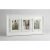 Portafoto da parete Baroque 3 foto 10 x 15 bianco photoframe