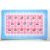 Set 6 Tovagliette da colazione in pvc rosa e celeste con disegni cupcakes @ set 6 salvamanteles cupcakes
