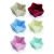 Set 6 formine in ceramica colorata per dolci cup cake stella Karen