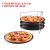 Set 5pz Teglie per pizza con supporto da forno