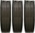 She Easy20 Extension Applicazione Veloce e Facile a Clip Set da 3 Pezzi Capelli Veri Lisci Nero