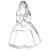 Stampino stampo Tagliabiscotti Tagliapasta per biscotti Birkmann in acciaio inox a forma di Sposa