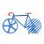 Rotella Taglia pizza bicicletta riviera azzurra Doiy
