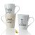 Tazza mug Geometrie in porcellana BEIGE TODAY colore pastello MONTEMAGGI