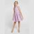 Vestito ragazza elegante Mayoral art.6961 in lino color lilla