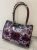 Borsa shopper bag amarena sfumata con macchie di colore modello PEPE in telone camion Paul Meccanico.