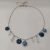 collana donna vetro Murrina Murano Petrolio collezione Bessie gm0351.12