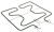 RESISTENZA INFERIORE FORNO BOSCH / SISMENS, RICAMBIO ORIGINALE COD. 470763.