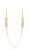 Luca barra Collana donna acciaio ip gold CK1567