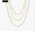 COLLANA DONNA IN ACCIAIO IP GOLD MULTIFILO Codice: CK1594