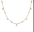 Luca Barra Collana Acciaio Gold sfere e cristalli ck2182