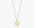 COLLANA DONNA IN ACCIAIO IP GOLD CON PIASTRINA PER INCISIONE CL1569