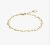 Luca Barra Bracciale Acciaio Gold Cuore bk2850