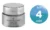 Gel colorato glamour caldo e freddo 4 5ML