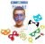 kit per trucco sul viso con stencil FACE ART BOY