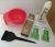 kit tinta color lux + ossidante, ciotola, pennello, shampoo e maschera