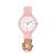 Orologio Bambina Luca Barra Silicone Rosa con Orsetto Jw103