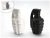 set 2pz Sale e pepe in ceramica forma a granata 1 bianco ed 1 nero