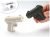 set 2pz Sale e pepe in ceramica a forma di pistola 1 bianco ed 1 nero
