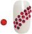 Peggy Sage Strass Nails ROSSO S5 X 20